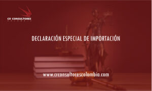 DECLARACIÓN ESPECIAL DE IMPORTACIÓN