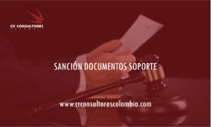 SANCIÓN DOCUMENTOS SOPORTE