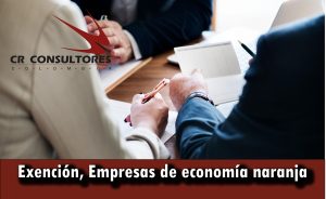 Exención, Empresas de economía naranja