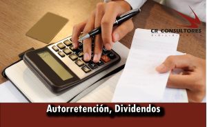 Autorretención, Dividendos