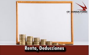 Renta, Deducciones