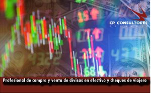 Profesional de compra y venta de divisas en efectivo y cheques de viajero Concepto 00098