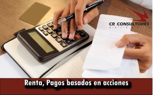 Renta, Pagos basados en acciones OFICIO 163
