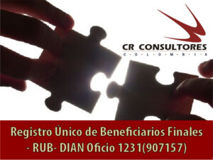 Registro Único de Beneficiarios Finales – RUB- DIAN Oficio 1231(907157)