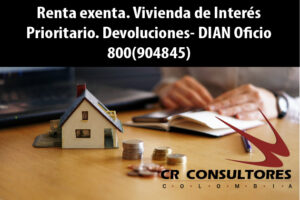 Renta exenta. Vivienda de Interés Prioritario. Devoluciones- DIAN Oficio 800(904845)