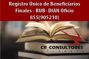 Registro Único de Beneficiarios Finales – RUB- DIAN Oficio 855(905210)