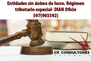 Entidades sin ánimo de lucro. Régimen tributario especial- DIAN Oficio 597(903592)