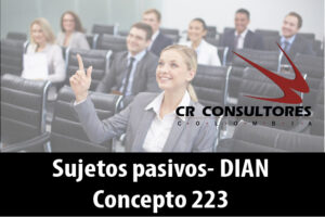Sujetos pasivos- DIAN Concepto 223