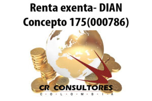Renta exenta- DIAN Concepto 175(000786)