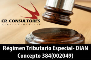 Régimen Tributario Especial- DIAN Concepto 384(002049)