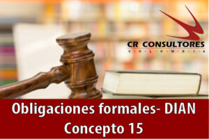Obligaciones formales- DIAN Concepto 15