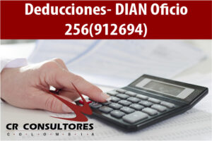Deducciones- DIAN Oficio 256(912694)