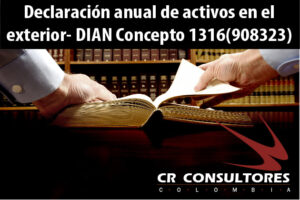 Declaración anual de activos en el exterior- DIAN Concepto 1316(908323)