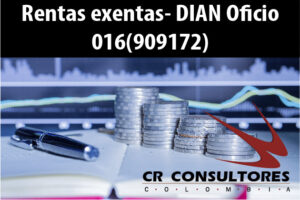 Rentas exentas- DIAN Oficio 016(909172)