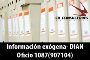 Información exógena- DIAN Oficio 1087(907104)
