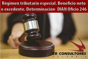 Régimen tributario especial. Beneficio neto o excedente. Determinación- DIAN Oficio 246
