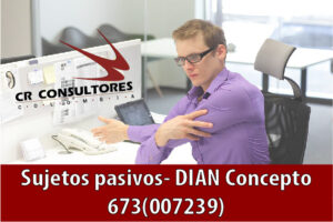Sujetos pasivos- DIAN Concepto 673(007239)