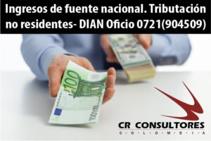 Ingresos de fuente nacional. Tributación no residentes- DIAN Oficio 0721(904509)
