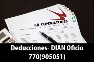 Deducciones- DIAN Oficio 770(905051)