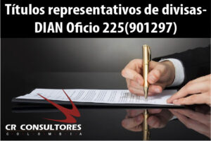 Títulos representativos de divisas- DIAN Oficio 225(901297)