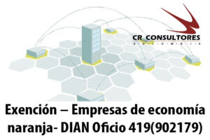Exención – Empresas de economía naranja- DIAN Oficio 419(902179)