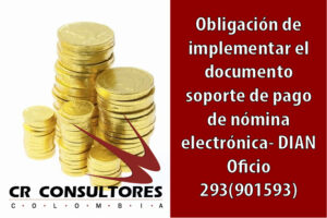 Obligación de implementar el documento soporte de pago de nómina electrónica- DIAN Oficio 293(901593)