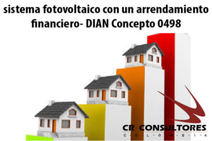 sistema fotovoltaico con un arrendamiento financiero- DIAN Concepto 0498