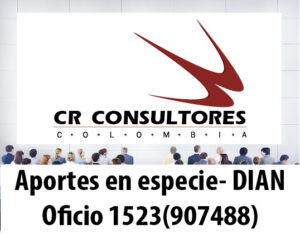 Aportes en especie- DIAN Oficio 1523(907488)