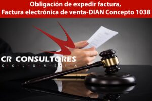  Obligación de expedir factura,  Factura electrónica de venta-DIAN Concepto 1038
