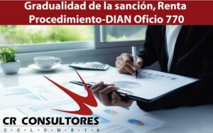 Gradualidad de la sanción, Renta Procedimiento-DIAN Oficio 770