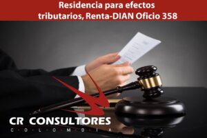 Residencia para efectos tributarios-DIAN Oficio 358