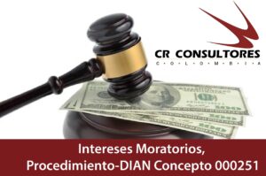 Intereses Moratorios, Procedimiento-DIAN Concepto 000251