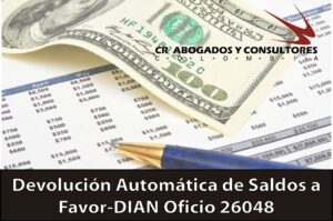 Devolución Automática de Saldos a Favor-DIAN Oficio 26048