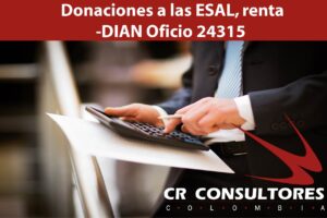  Donaciones a las ESAL, renta-DIAN Oficio 24315