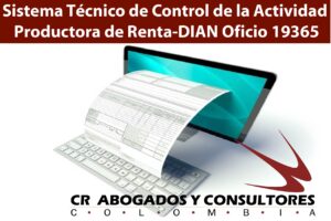 Sistema Técnico de Control de la Actividad Productora de Renta-DIAN Oficio 19365