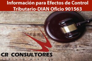  Información para Efectos de Control Tributario-DIAN Oficio 901563