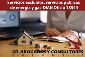Servicios excluidos. Servicios públicos de energía y gas-DIAN Oficio 18344