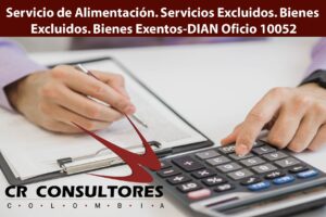 Servicio de Alimentación. Servicios Excluidos. Bienes Excluidos. Bienes Exentos-DIAN Oficio 10052