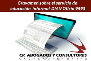 Gravamen sobre el servicio de educación  informal-DIAN Oficio 9593