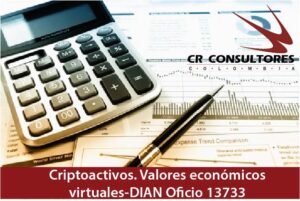  Criptoactivos. Valores económicos virtuales-DIAN Oficio 13733