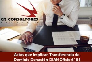 Actos que Implican Transferencia de Dominio Donación-DIAN Oficio 6184