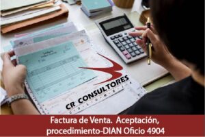 Factura de Venta.  Aceptación, procedimiento-DIAN Oficio 4904