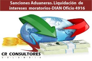Sanciones Aduaneras. Liquidación  de intereses  moratorios-DIAN Oficio 4916
