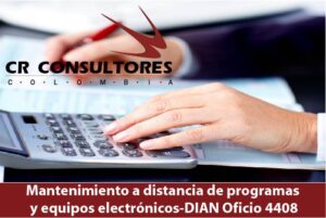 Mantenimiento a distancia de programas y equipos electrónicos-DIAN Oficio 4408