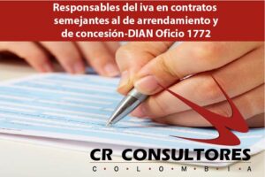 Responsables del IVA en contratos semejantes al de arrendamiento y de concesión-DIAN Oficio 1772