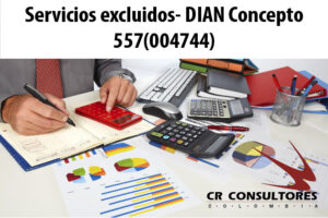 Servicios excluidos- DIAN Concepto 557(004744)