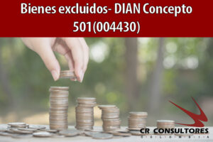 Bienes excluidos- DIAN Concepto 501(004430)
