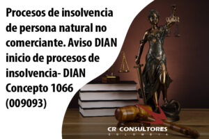 Procesos de insolvencia de persona natural no comerciante. Aviso DIAN inicio de procesos de insolvencia- DIAN Concepto 1066(009093)