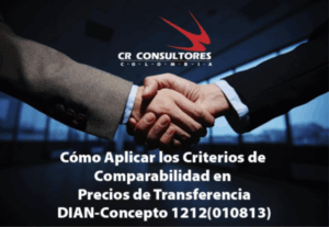 Precios de transferencia. Principio de plena competencia. Criterios de comparabilidad. DIAN- Concepto 1212 (010813).