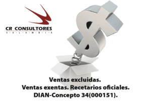 Ventas excluidas. Ventas exentas. Recetarios oficiales. DIAN-Concepto 34(000151).